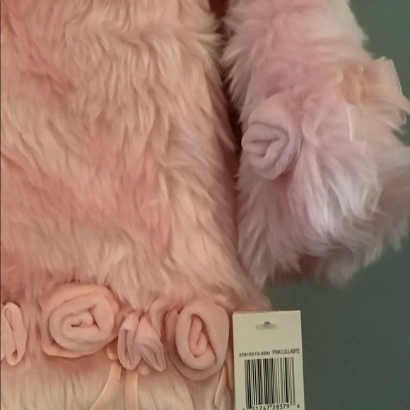 Girls XOXO Pink Faux Fur Coat 2T NWT - Picture 2 of 5